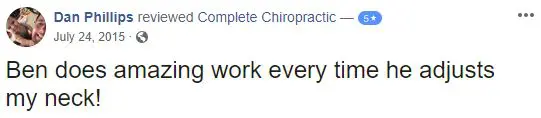 Patient Testimonial at Complete Chiropractic
